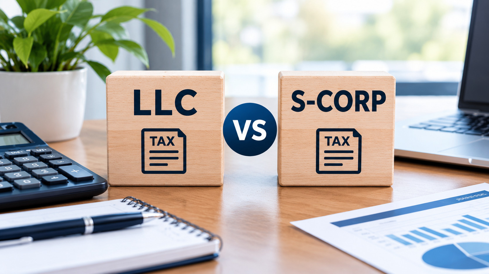 LLC vs S-corp taxes comparison for small business owners