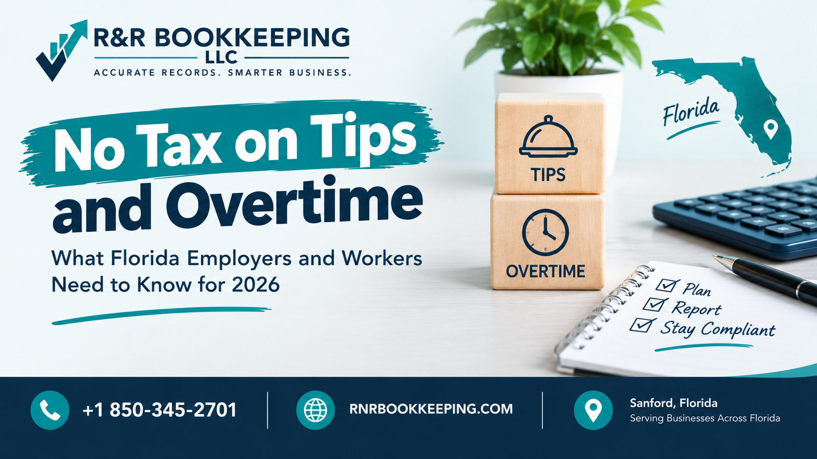 No Tax on Tips and Overtime: What Florida Employers and Workers Need to Know for 2026